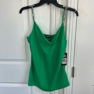 Carl Lagerfeld chain detail top